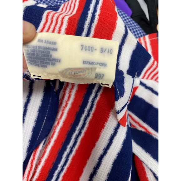 Vintage 60s  Union Made Jon Peters women's blazer striped button front size 9/10 - Picture 7 of 16